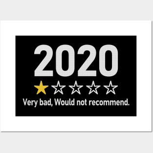 2020 Very bad, Would not recommend funny gift Posters and Art